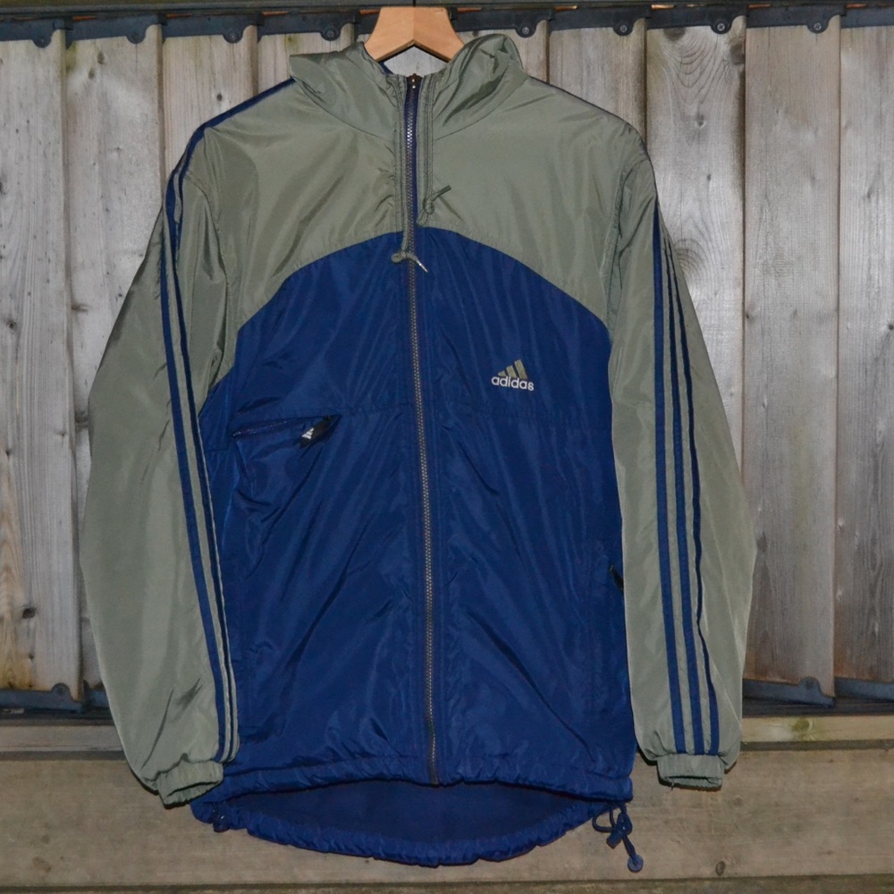 adidas Blue and Green Men's Jacket